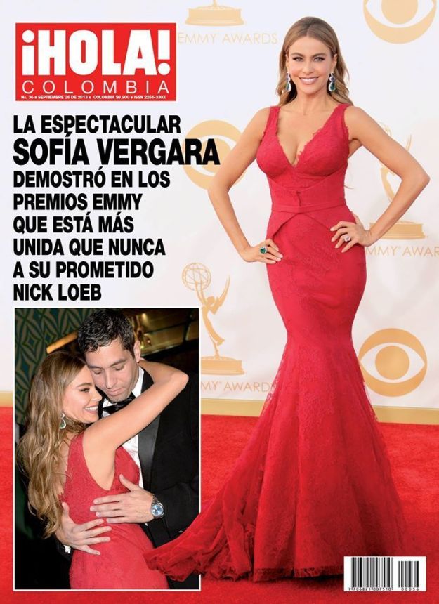 HOLA COLOMBIA magazine side cover 26 September 2013