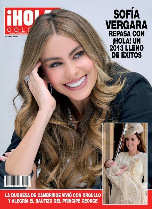 HOLA COLOMBIA magazine side cover 7 November 2013