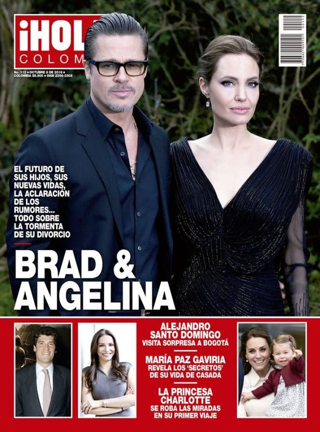 HOLA COLOMBIA magazine side cover 6 October 2016