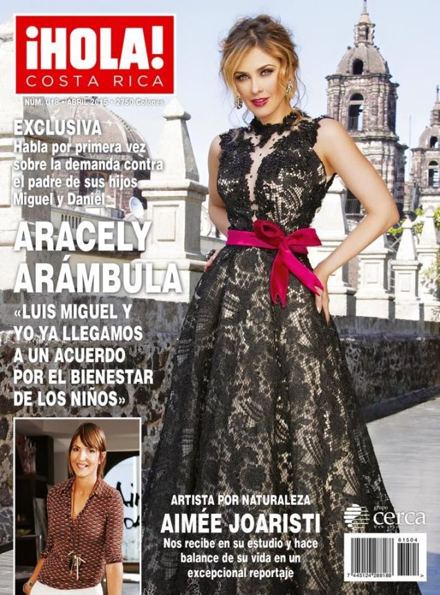 HOLA! COSTA RICA magazine side cover  April 2015