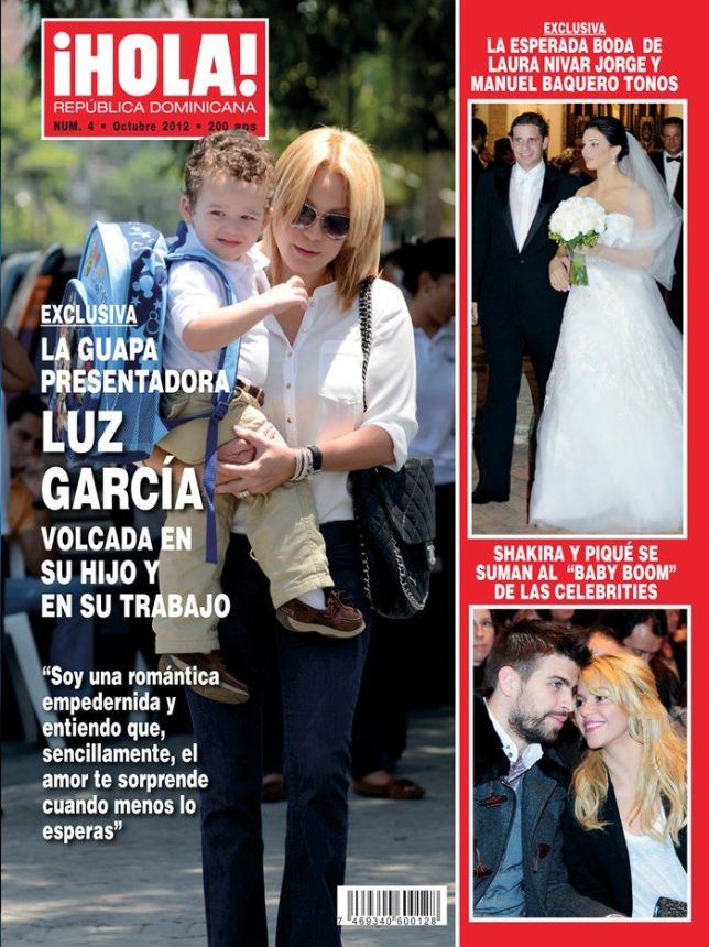 HOLA! DOMENICA magazine side cover  October 2012