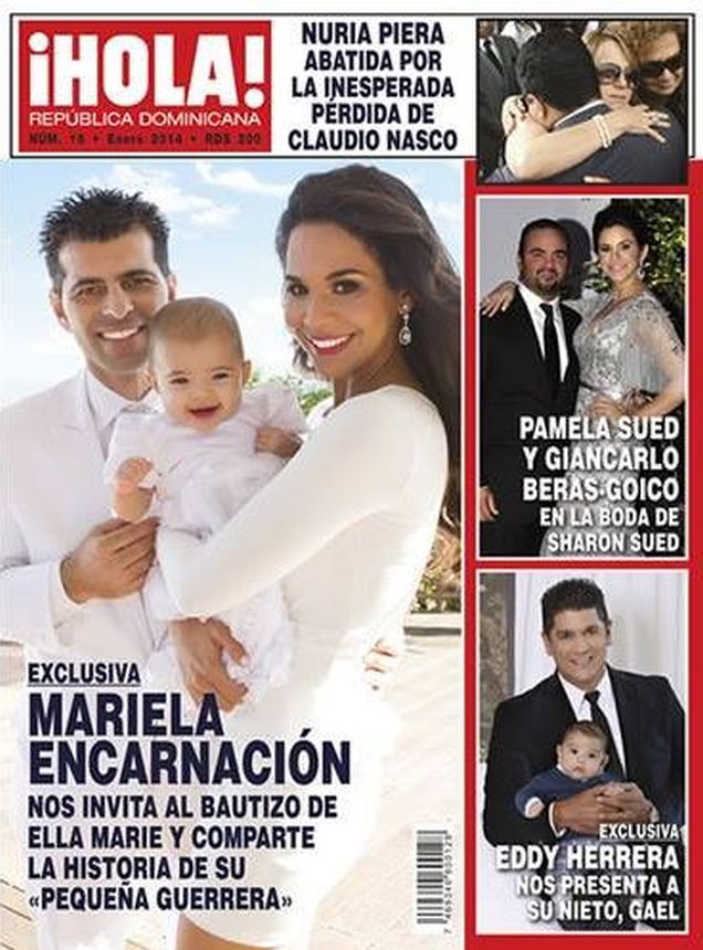 HOLA! DOMENICA magazine side cover  January 2014