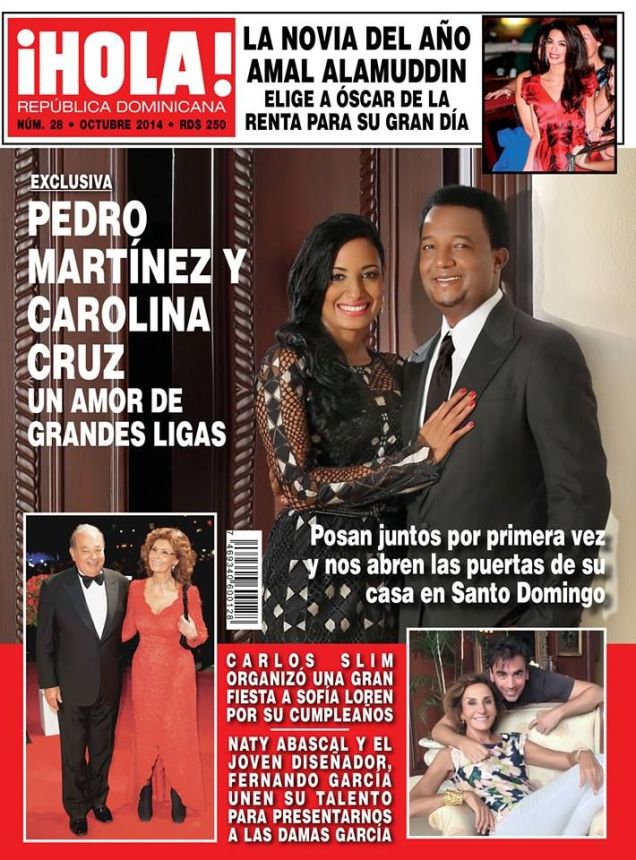 HOLA! DOMENICA magazine side cover  October 2014