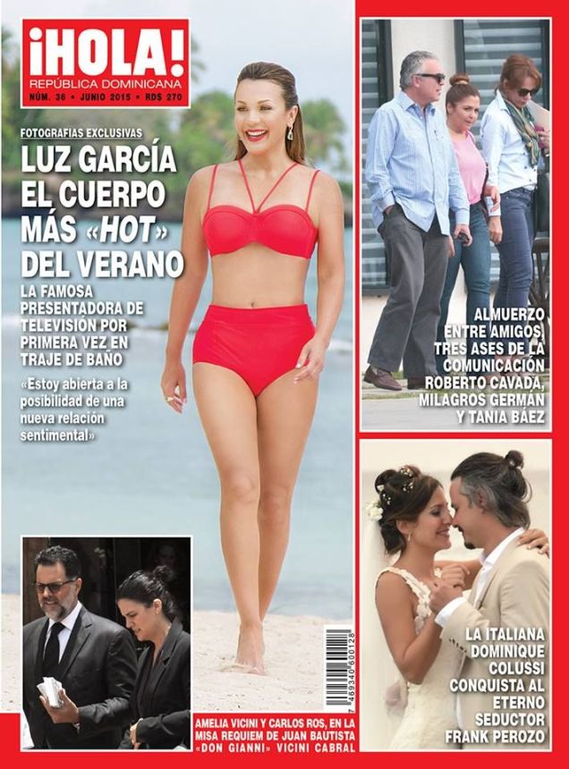 HOLA! DOMENICA magazine side cover  June 2015