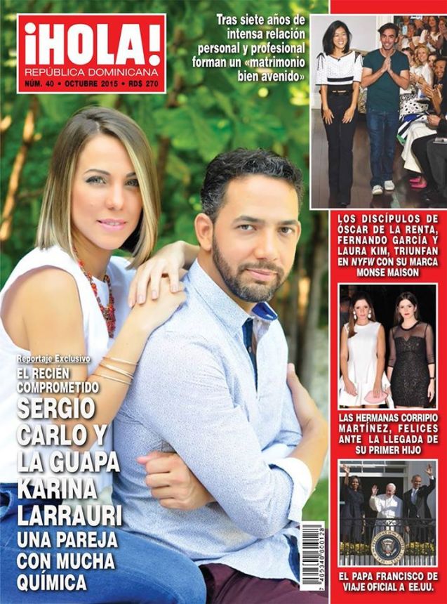 HOLA! DOMENICA magazine side cover  October 2015