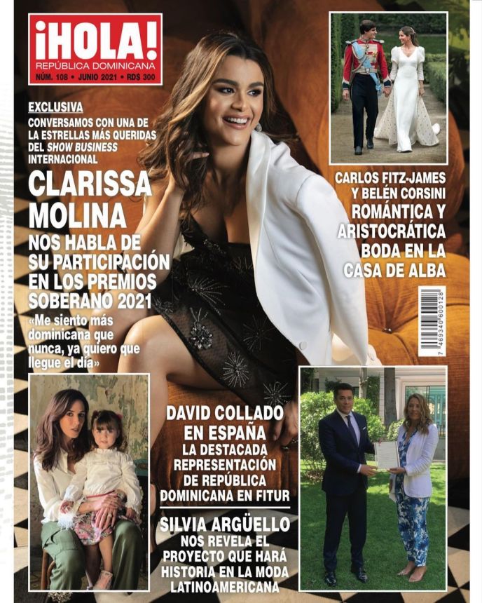 HOLA! DOMENICA magazine side cover  June 2021