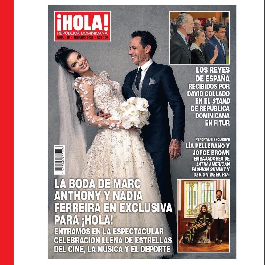HOLA! DOMENICA magazine side cover  February 2023