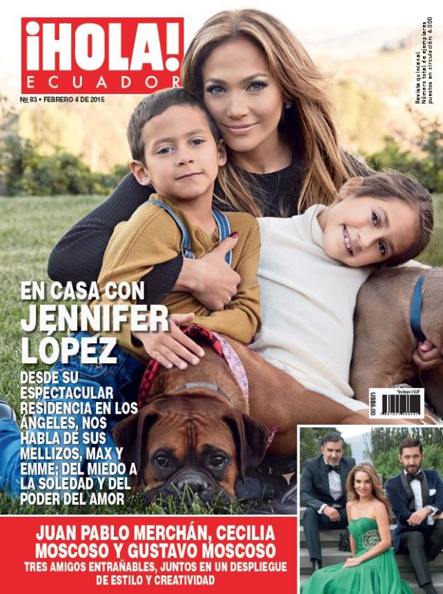 HOLA ECUADOR magazine side cover 4 February 2015