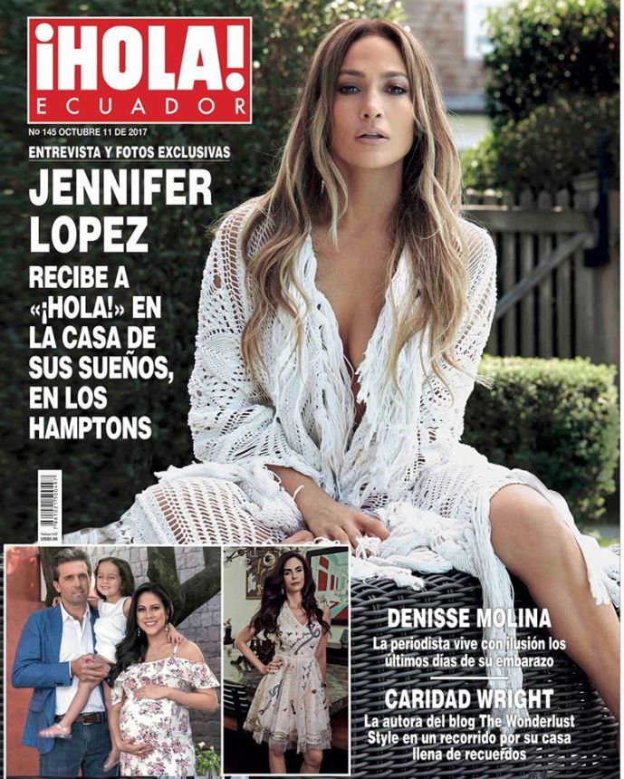 HOLA ECUADOR magazine side cover 11 October 2017