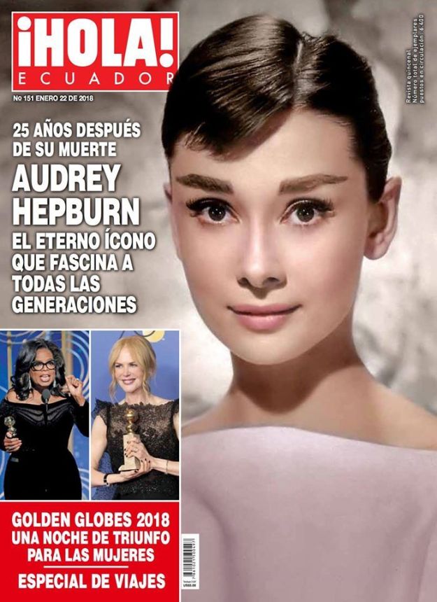 HOLA ECUADOR magazine side cover 22 January 2018