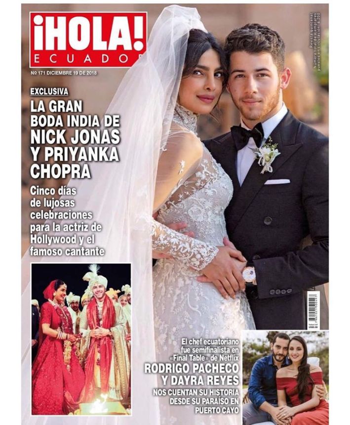 HOLA ECUADOR magazine side cover 19 December 2018