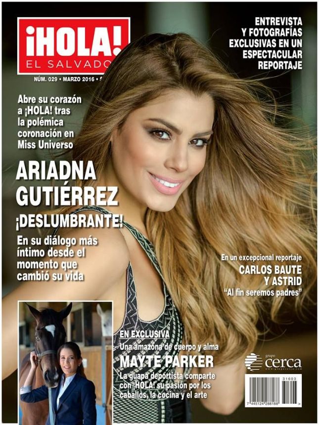 HOLA EL SALVADOR magazine side cover Issue 29  March 2016