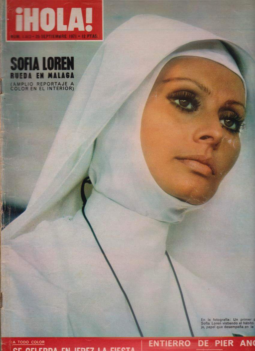 HOLA magazine side cover 25 September 1971