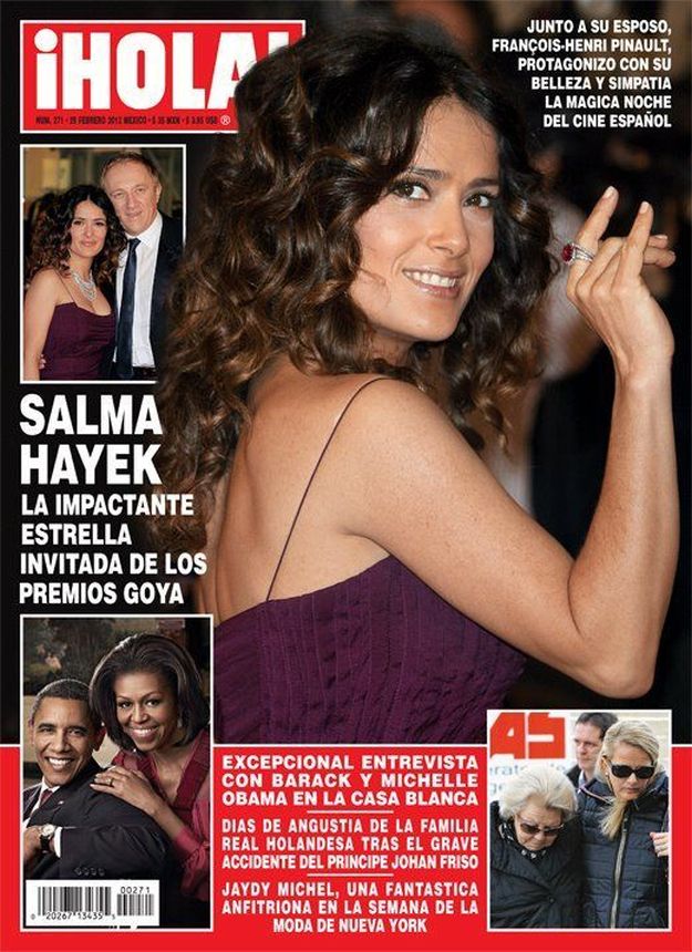 HOLA MEXICO magazine side cover 29 February 2012