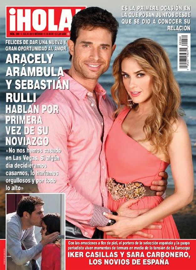 HOLA MEXICO magazine side cover 4 July 2012