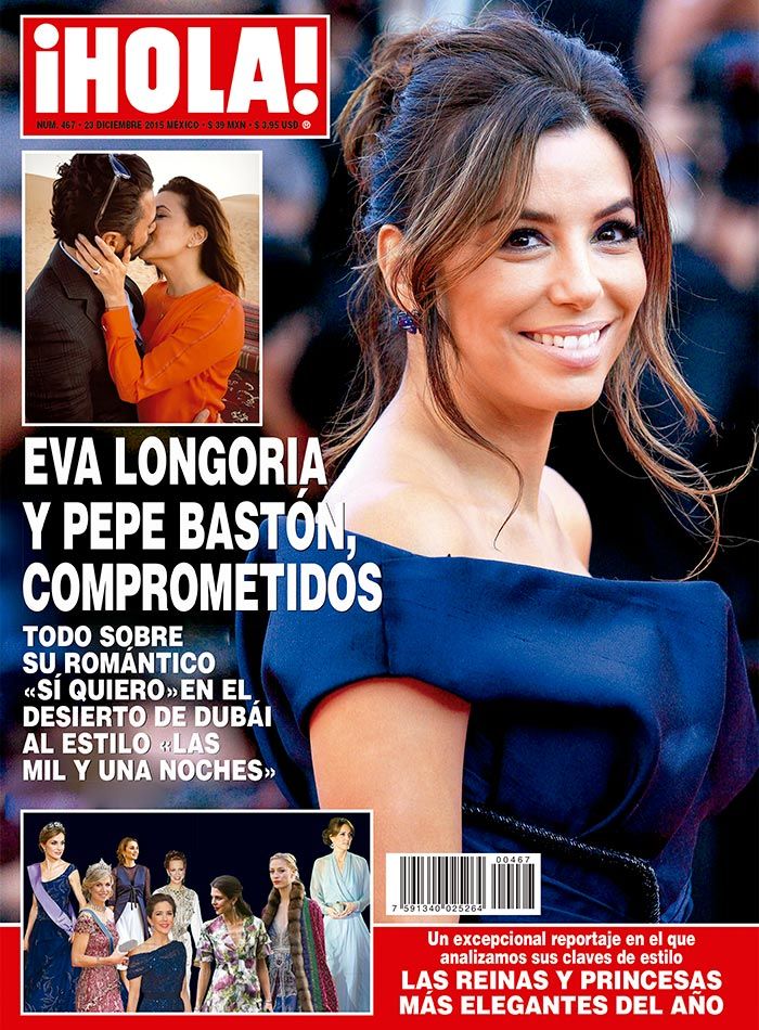 HOLA MEXICO magazine side cover 23 December 2015