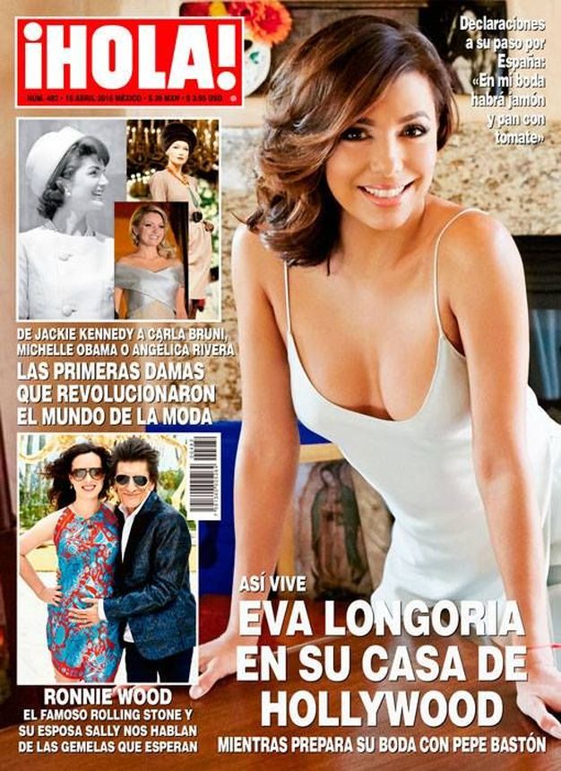 HOLA MEXICO magazine side cover 16 April 2016