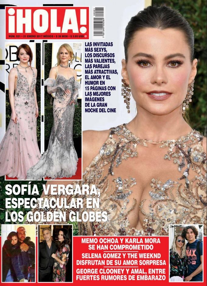 HOLA MEXICO magazine side cover 21 January 2017