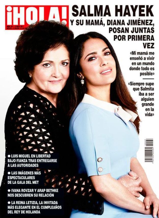 HOLA MEXICO magazine side cover 13 May 2017