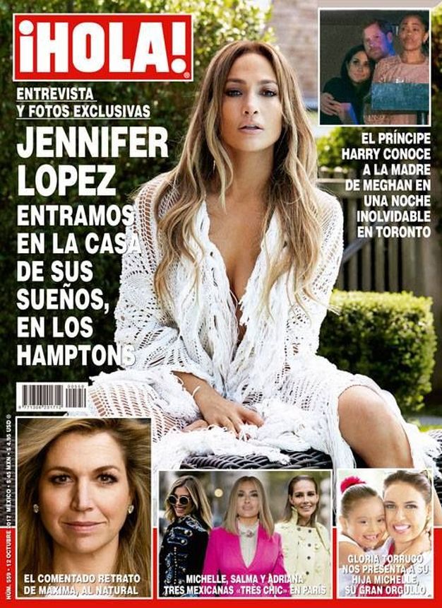 HOLA MEXICO magazine side cover 12 October 2017