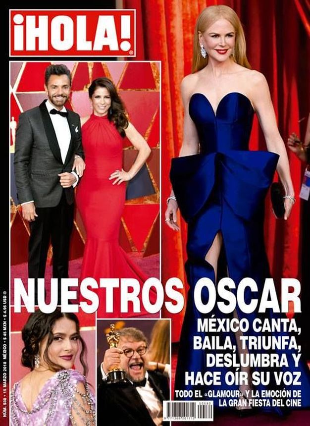 HOLA MEXICO magazine side cover 15 March 2018