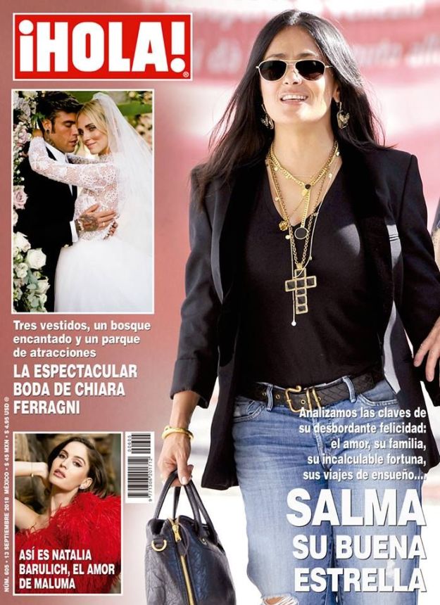 HOLA MEXICO magazine side cover 13 September 2018