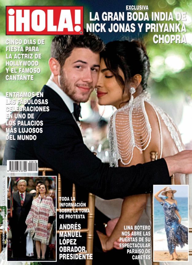 HOLA MEXICO magazine side cover 13 December 2018