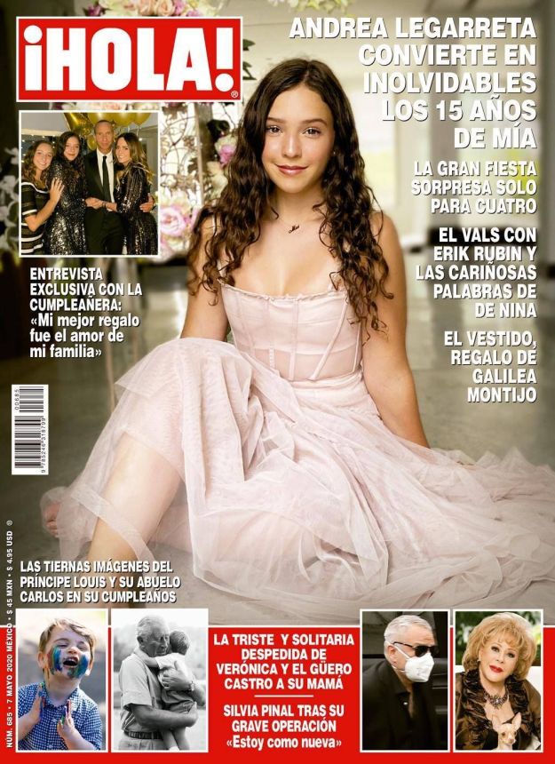 HOLA MEXICO magazine side cover 7 May 2020