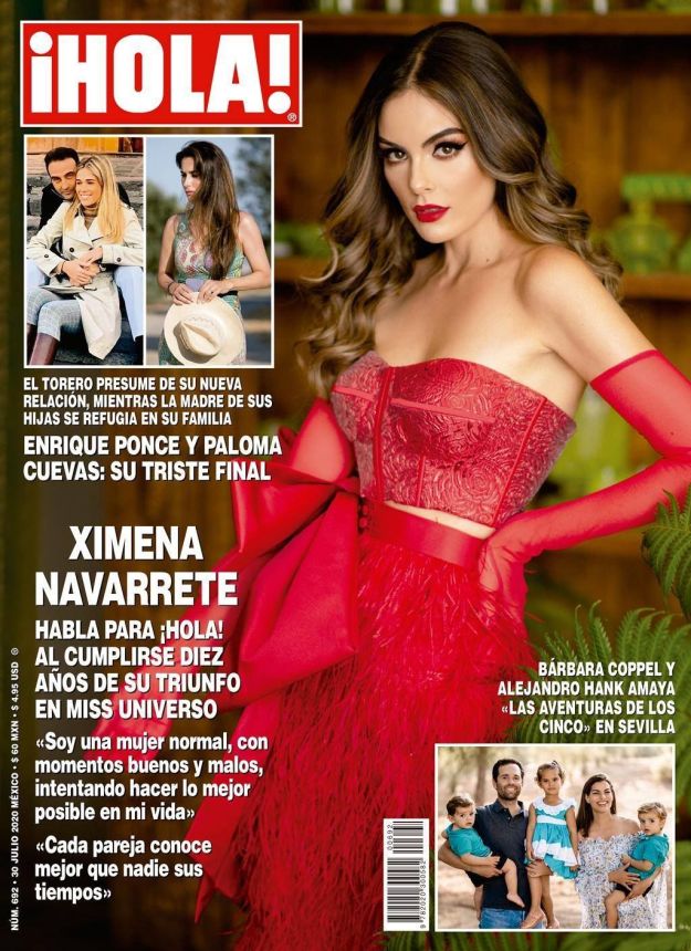 HOLA MEXICO magazine side cover 30 July 2020