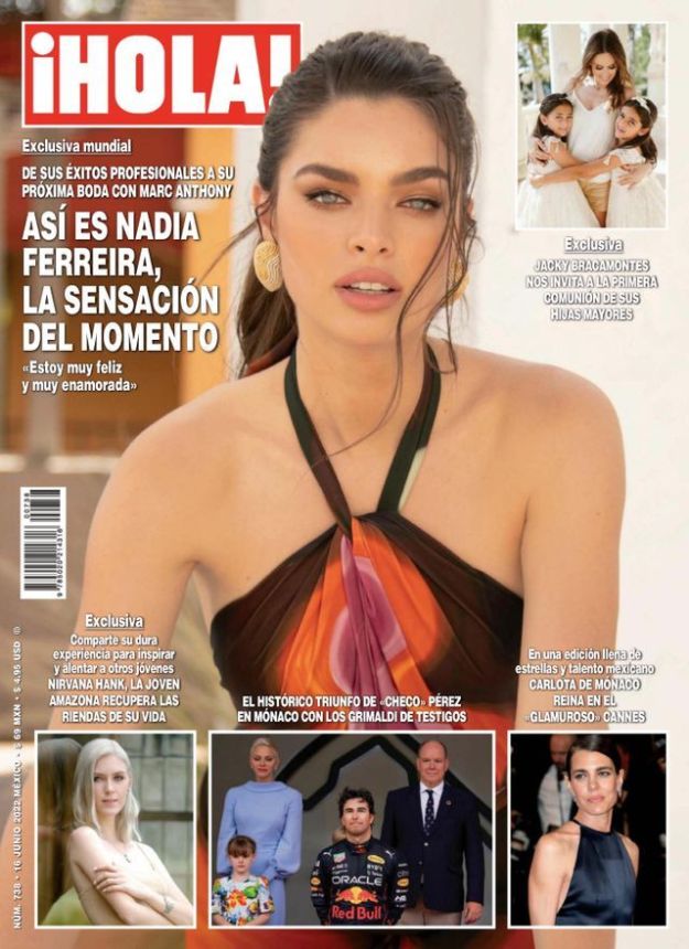 HOLA MEXICO magazine side cover 16 June 2022