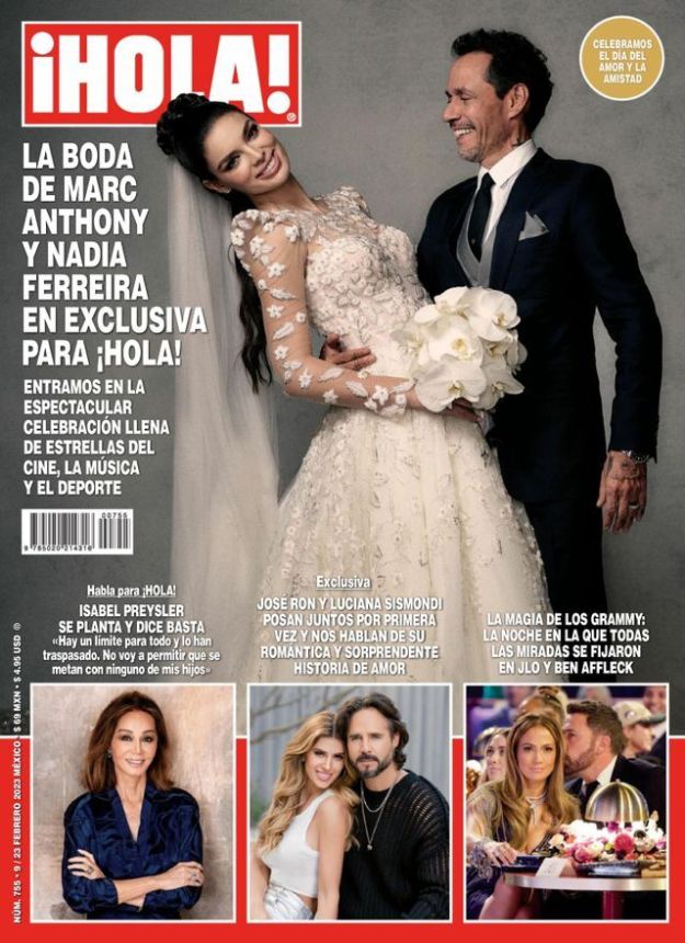 HOLA MEXICO magazine side cover 9 February 2023