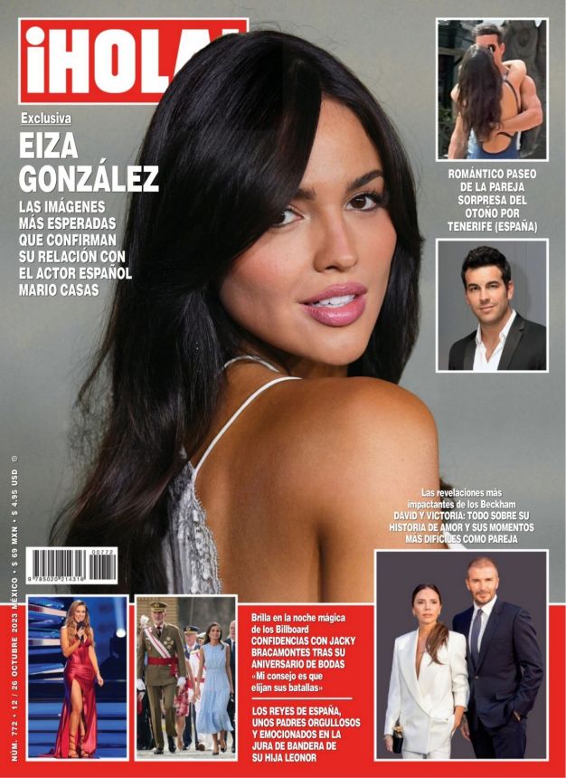 HOLA MEXICO magazine side cover 12 October 2023