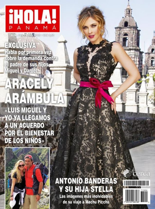HOLA PANAMA magazine side cover  April 2015