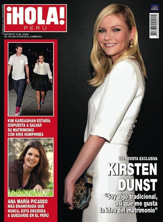 HOLA PERU magazine side cover 9 November 2011