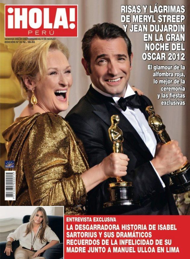 HOLA PERU magazine side cover 29 February 2013