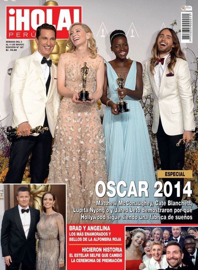 HOLA PERU magazine side cover 5 March 2014