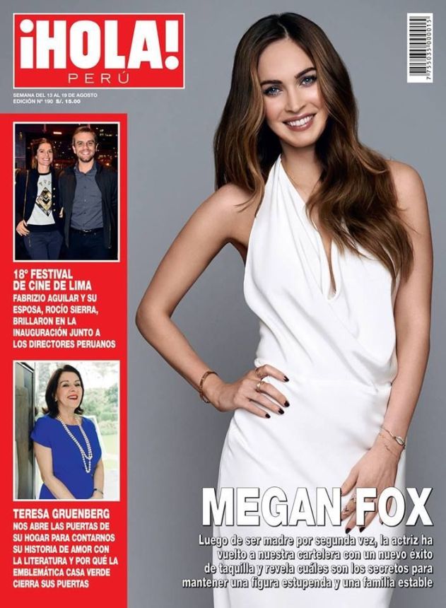 HOLA PERU magazine side cover 13 August 2014