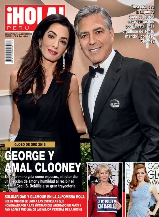HOLA PERU magazine side cover 14 January 2015