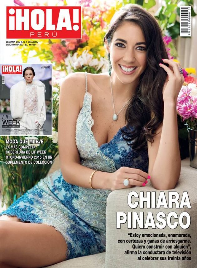 HOLA PERU magazine side cover 1 April 2015