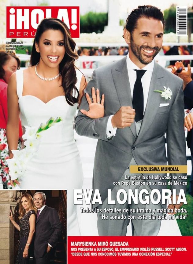 HOLA PERU magazine side cover 8 June 2016