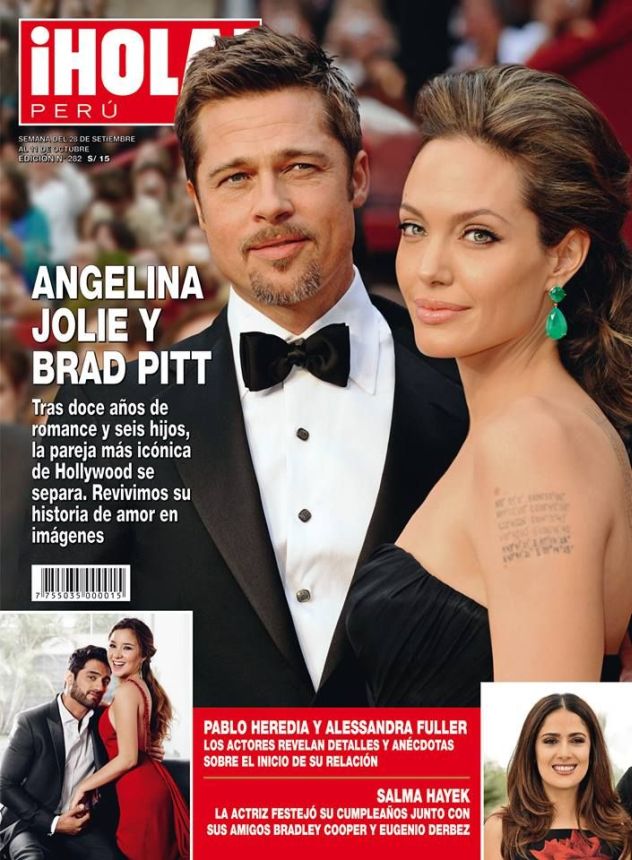 HOLA PERU magazine side cover 28 September 2016