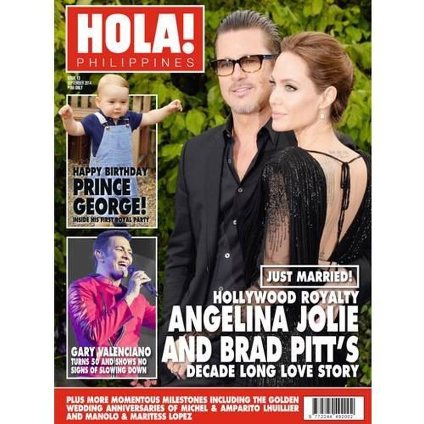 HOLA PHILIPPINES magazine side cover  September 2014