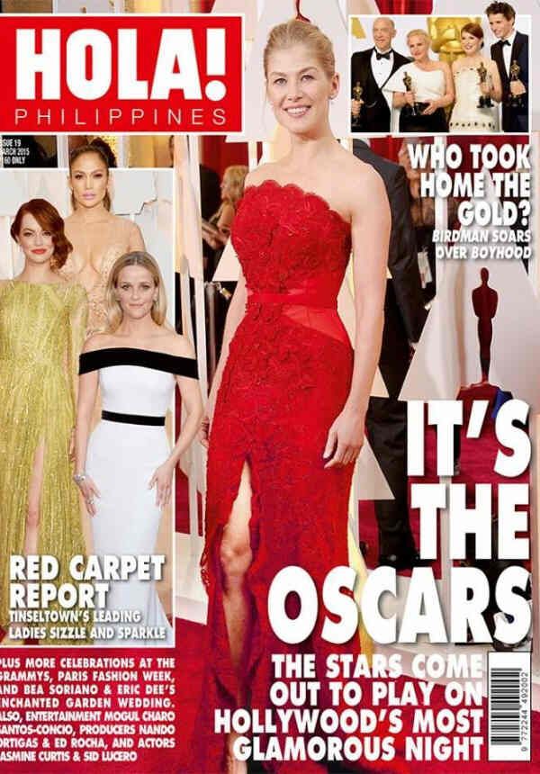 HOLA PHILIPPINES magazine side cover  March 2015