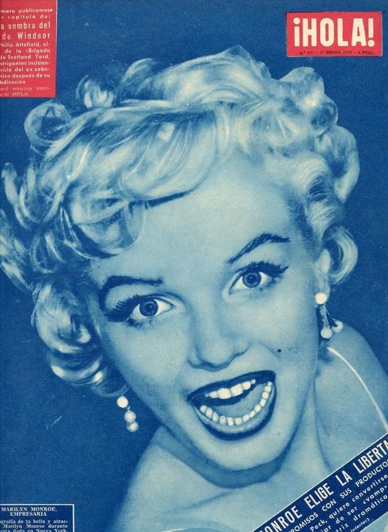 HOLA magazine side cover 22 January 1955