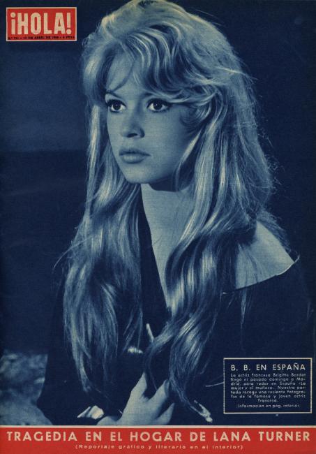 HOLA magazine side cover 12 April 1958