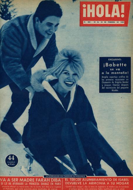 HOLA magazine side cover 20 February 1960