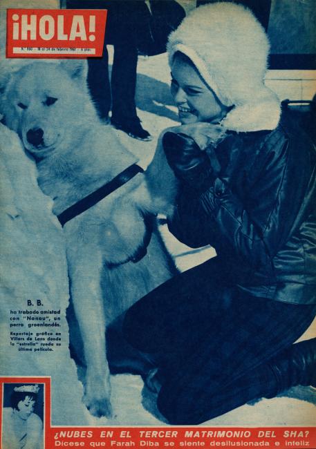 HOLA magazine side cover 18 February 1961