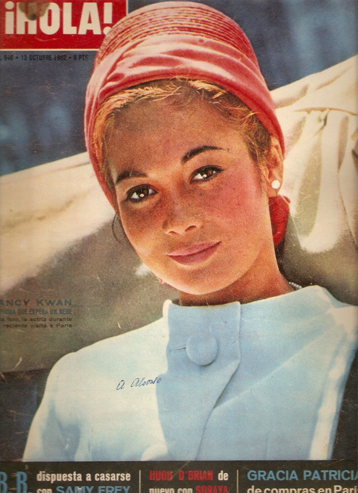 HOLA magazine side cover 13 October 1962
