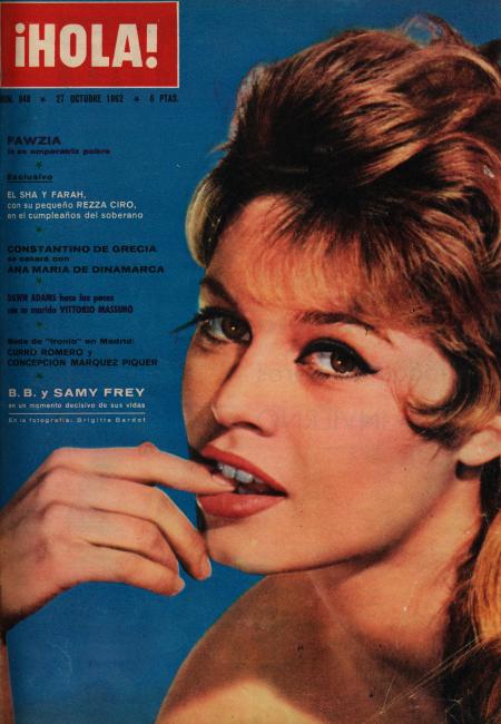 HOLA magazine side cover 27 October 1962
