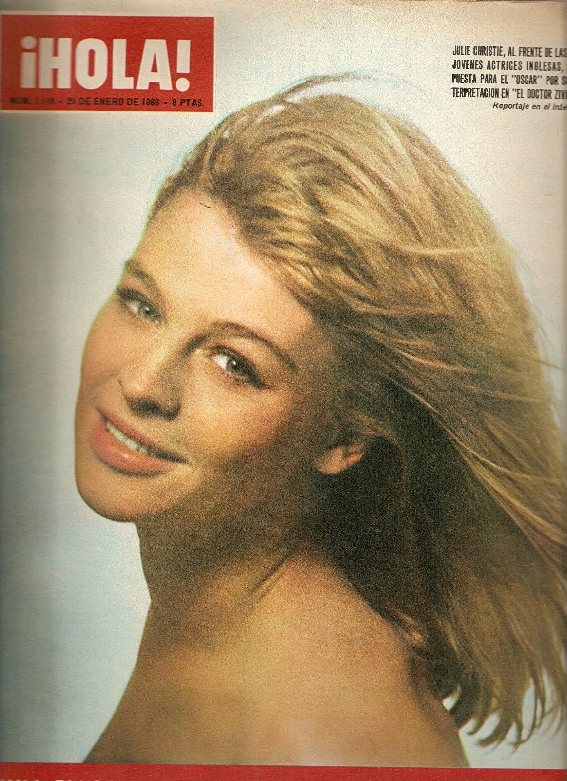 HOLA magazine side cover 29 January 1966